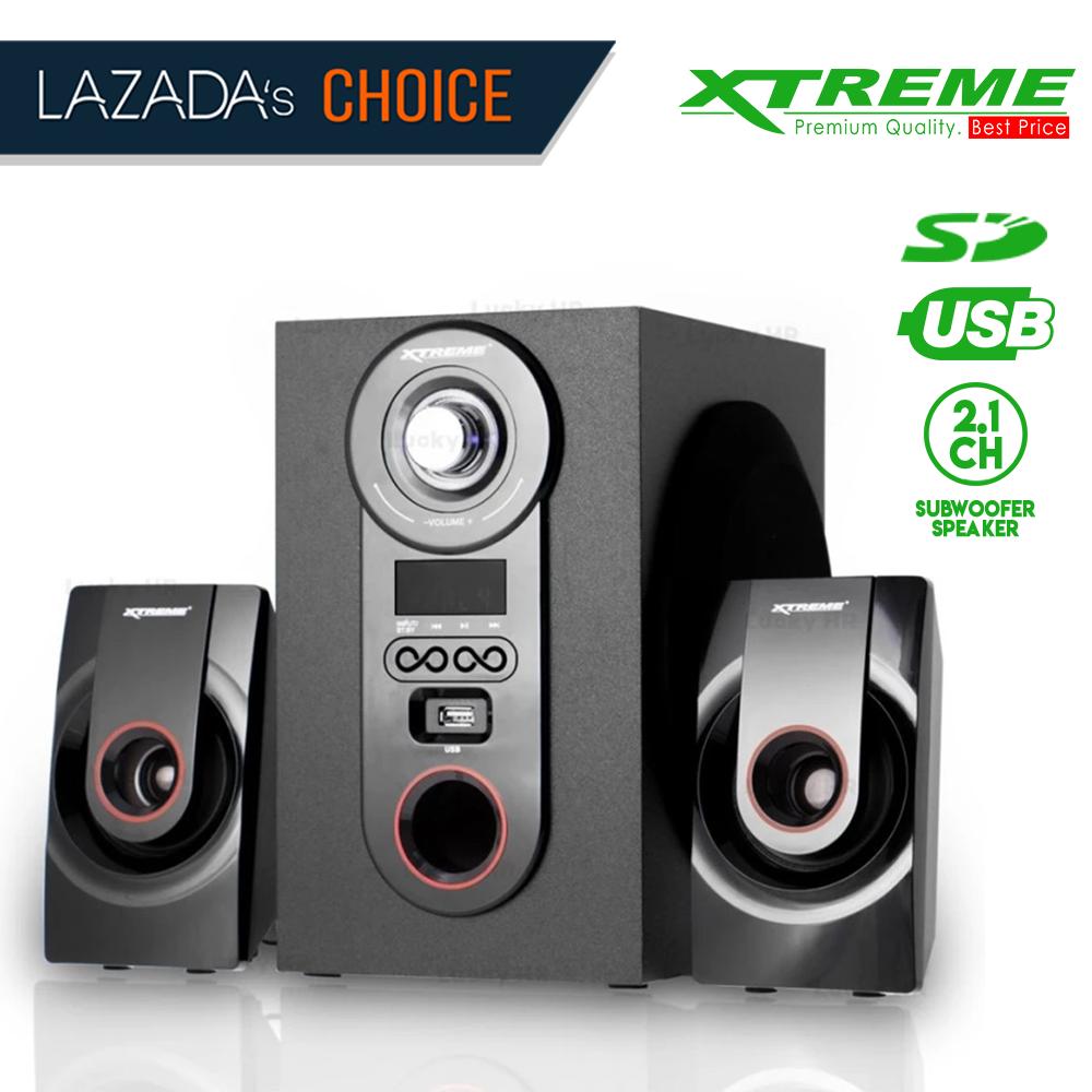 Xtreme XP-2000 Dynamic Duo 2.1CH Multimedia Speaker System (Black)