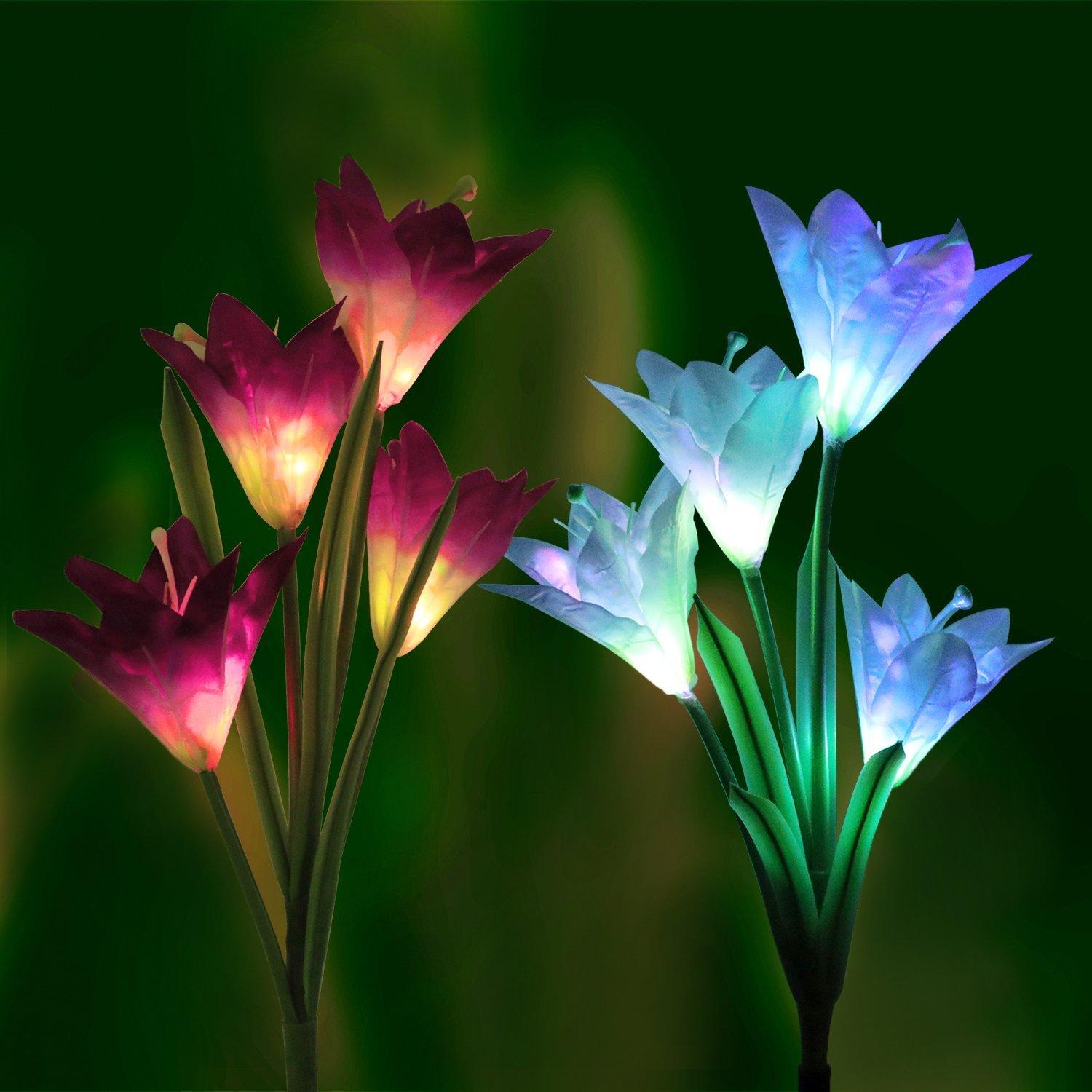Solar Philippines List Led Light Set For Lazada Outdoor Solar Garden Stake Lights 2 Pack Solarmart Powered With 8 Lily Flower