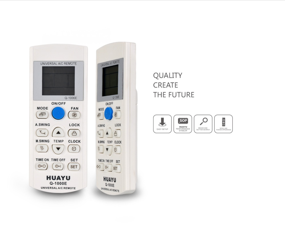 Huayu Q-1000E Universal Air-con Remote Control | Lazada PH