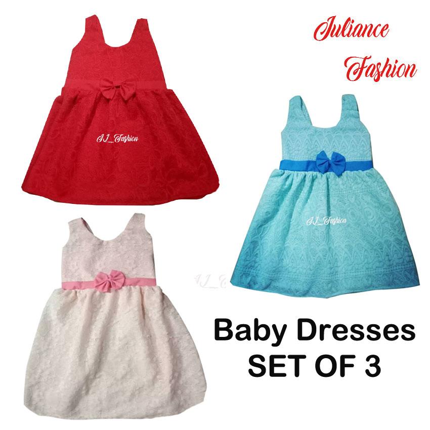 girls dresses for sale baby dresses for girls online brands juliance infant dresses set of 3 4months to 1 year of age