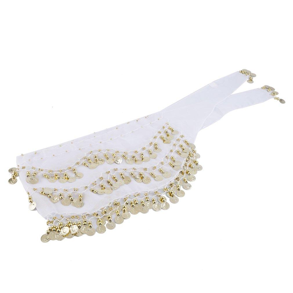 3 Rows 128 Gold Coins Belly Dance Costume Hip Scarf Skirt Belt Wrap Waist August 2018 - 5 3 Rows 128 Gold Coins Belly Dance Costume Hip Scarf Skirt Belt Wrap Waist - 5