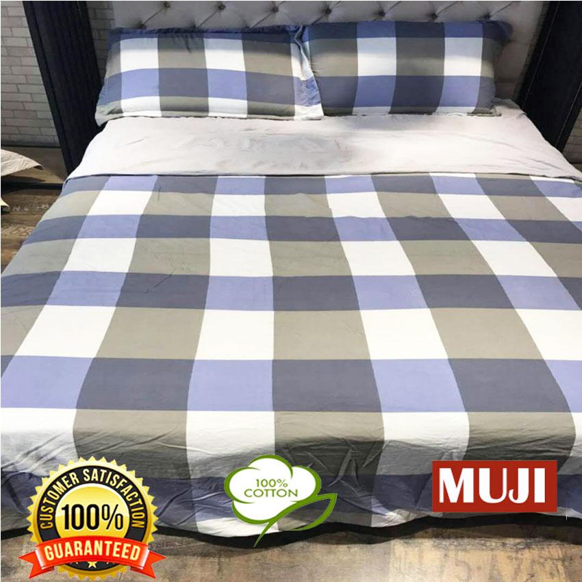 Bedding Sets For Set S Brands Review In Muji 4 In 1 Quality Assurance Free Size Pure Cotton Smooth Touch Bed Sheet Proven