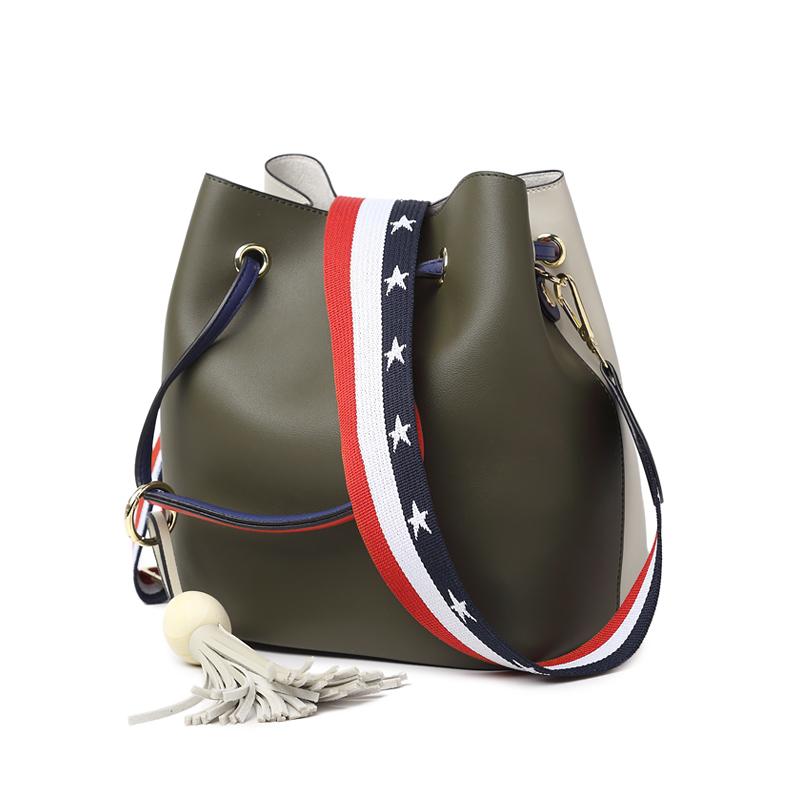 Tas Besar Baru Bahu Tas Wanita Korea Fashion Style Jinjing (Hijau gelap warna campuran (tempat. hari ini rambut))