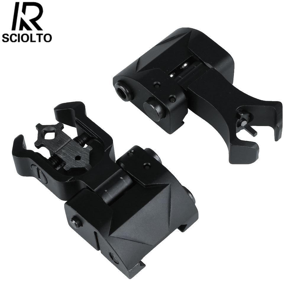 SCIOLTO SPORTS:Rapid Transition Flip Up Front Rear Folding Iron Metal Sight Set Back Up Hunting - Intl August 2018 - 3 SCIOLTO SPORTS:Rapid Transition Flip Up Front Rear Folding Iron Metal Sight Set Back Up Hunting - intl - 3