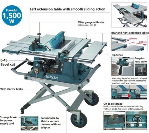 Makita Mlt100 Table Saw W Stand 10 1500w Lazada Ph