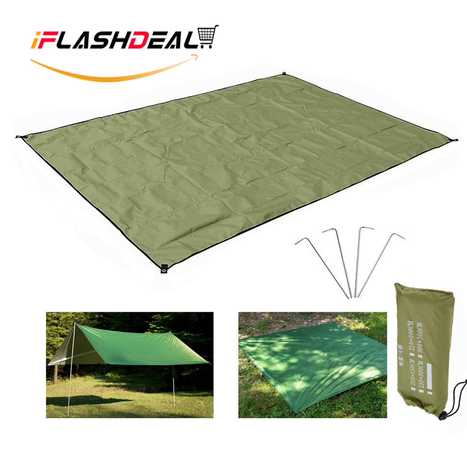 iFlashDeal Waterproof Camping TARP untuk Piknik, Tikar, Tenda Tenda, dan Kerai (Ukuran: 150x210cm )-Internasional