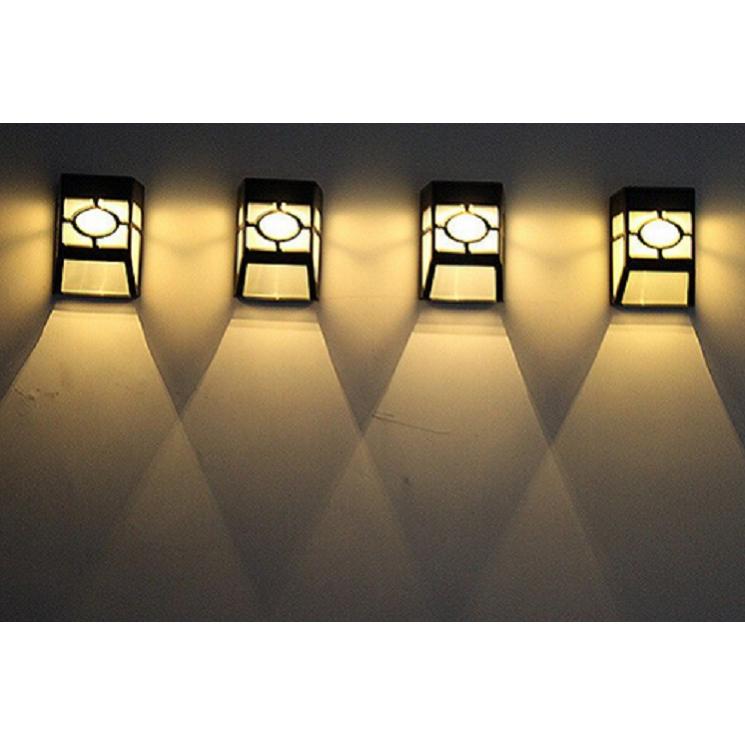 Outdoor Lighting For Lights S Brands Review 4 Pack Waterproof Solar Powered Led Wall Lights For House Outdoor Landscape Garden Yard Lawn Fence