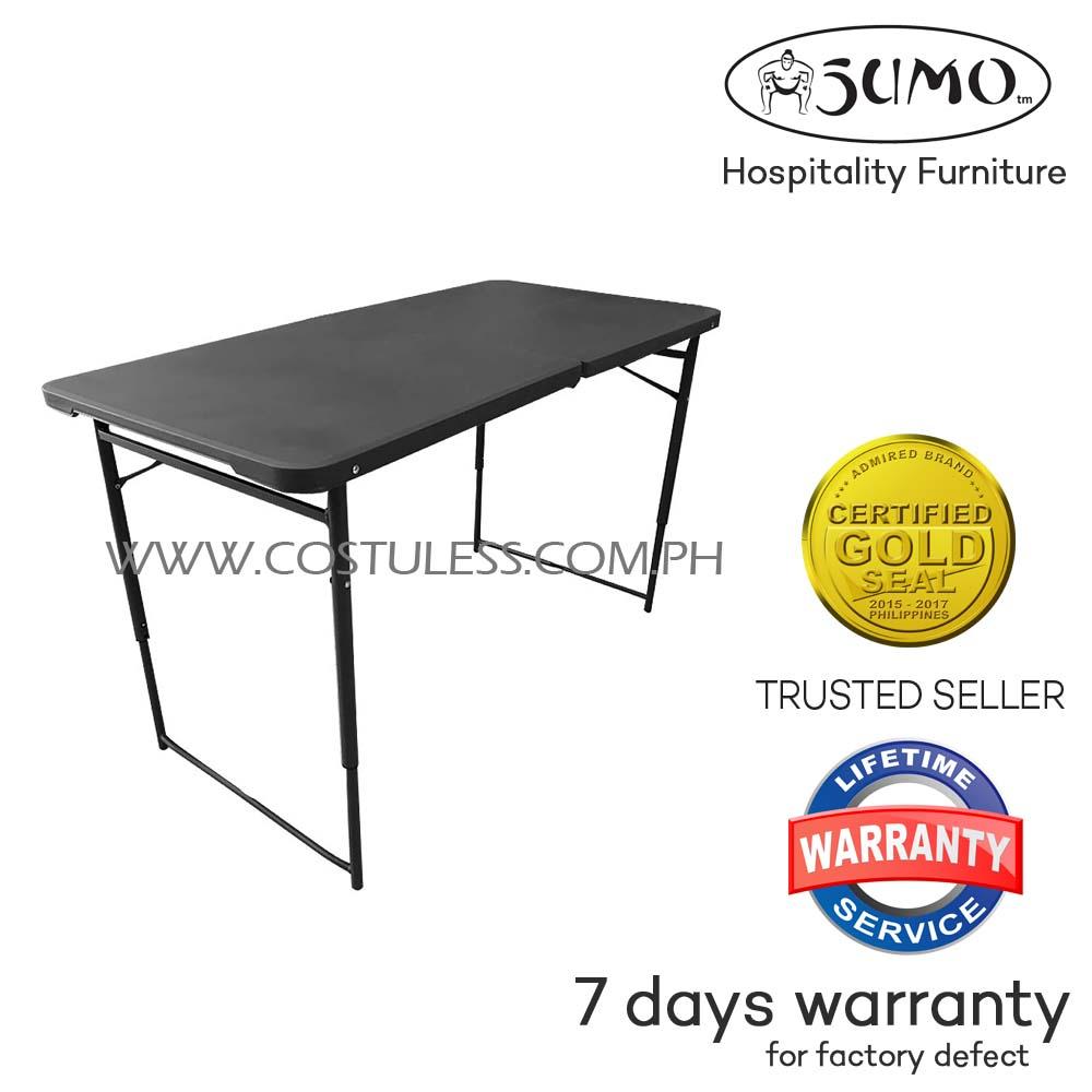 Sumo Philippines Price List Plastic Table Chair Set For Sumo St 2448pf Blk Rectangular Folding Plastic Table Black