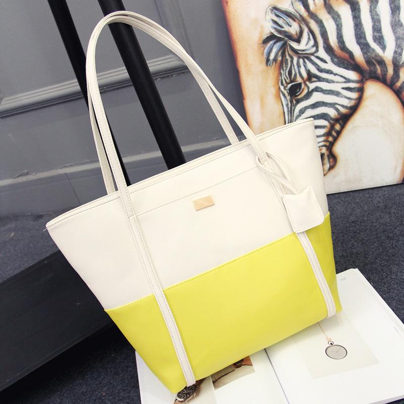 HOOMEY terjemahan resmi tas bahu dengan satu tali tas wanita musim panas tote tas bahu dengan satu tali Tas besar wanita tas tangan Warna kombinasi Yang Mi ayat yang Model Sama Tas pasang