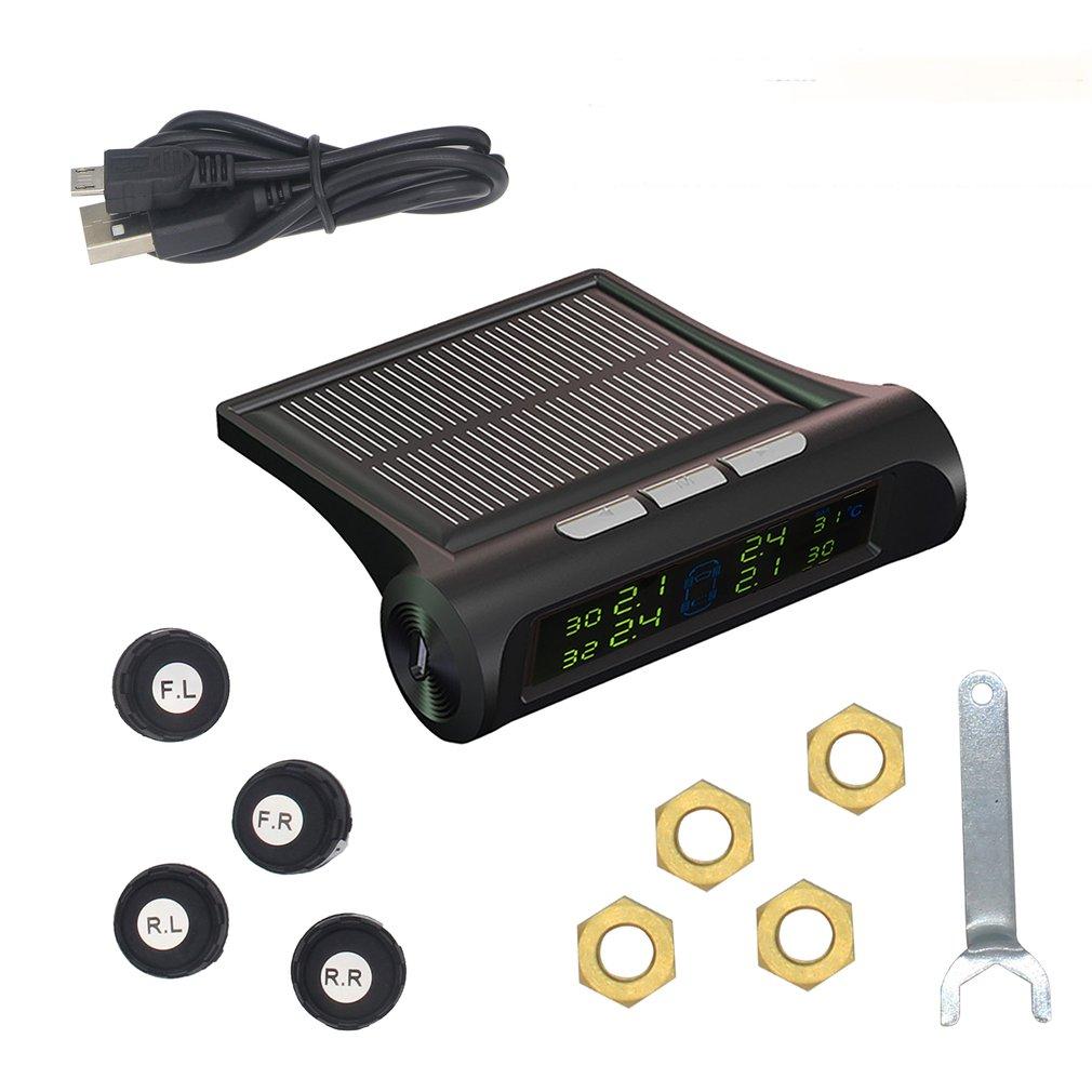 Allwin Solar Powered แรงดันยาง TMPS เครื่องวัดความดันลมยาง Real - time Detection ALARM Allwin Solar Powered แรงดันยาง TMPS เครื่องวัดความดันลมยาง Real - time Detection ALARM