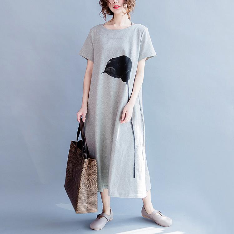 MM Korean-style Summer Plus-sized Loose-fit T-shirt Dress For Women August 2018 - 2 MM Korean-style summer Plus-sized loose-fit T-shirt dress for women - 2