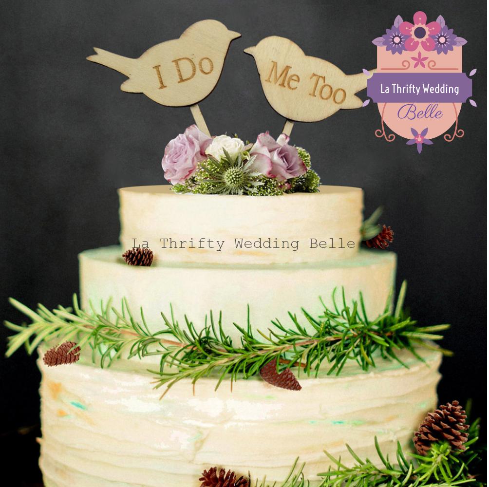 Cupcake Toppers For Cake Online Brands Prices Love Birds Rustic Wooden Wedding Cake Cupcake Topper
