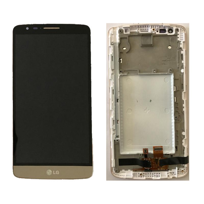LCD Display+Touch Screen Digitizer Assembly with Frame Mobile phone accessories For LG G3 Stylus D690