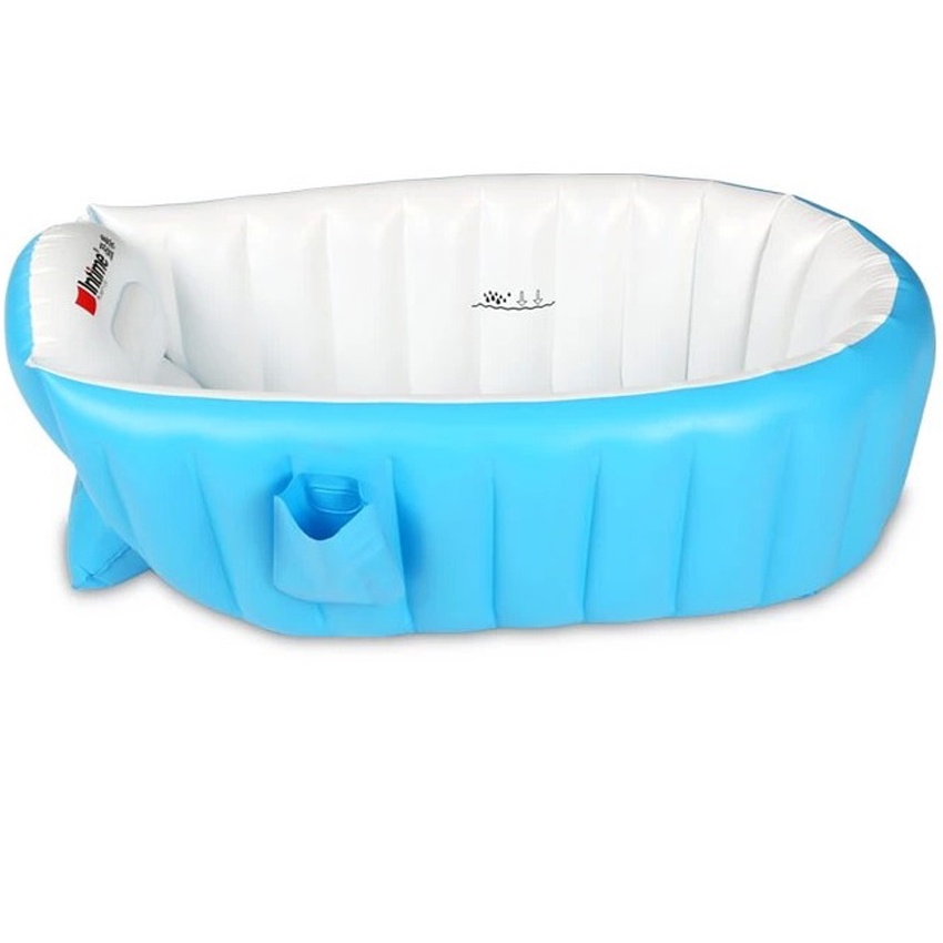 Intime Plastics YT226A Inflatable Baby Bath Tub (Blue) Lazada PH