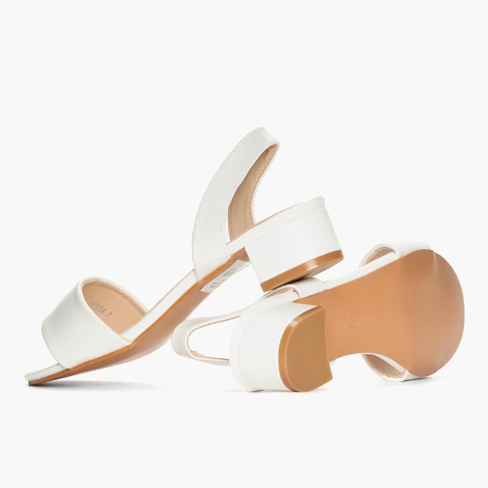 Parisian Ladies Dessa Heeled Sandals (White) September 2018 - 3 Parisian Ladies Dessa Heeled Sandals (White) - 3