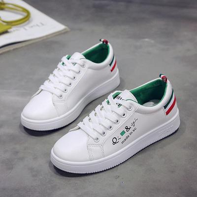 2019 Musim Semi Gaya Korea Olah Raga sepatu kasual ulzzang Harajuku netral Sol Tebal sepatu sneaker hitam murid sepatu wanita pasang