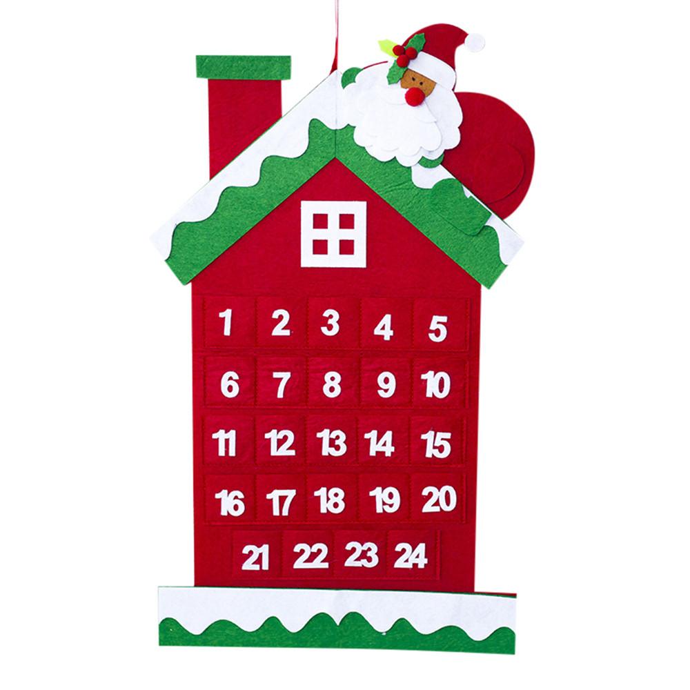 【Free Shipping】christmas Dekorasi Santa Claus Kalender Lobi Hotel Keluarga Liontin