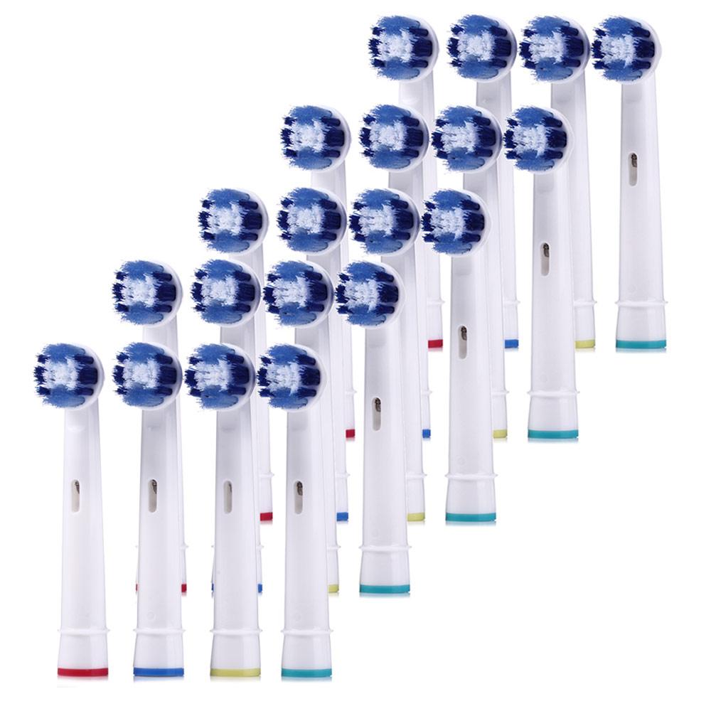 แปรงสีฟันไฟฟ้า ทำความสะอาดทุกซี่ฟันอย่างหมดจด เพชรบูรณ์ EB   20A 20 Pcs Professional Precision Clean การเปลี่ยนหัวแปรงสีขาว
