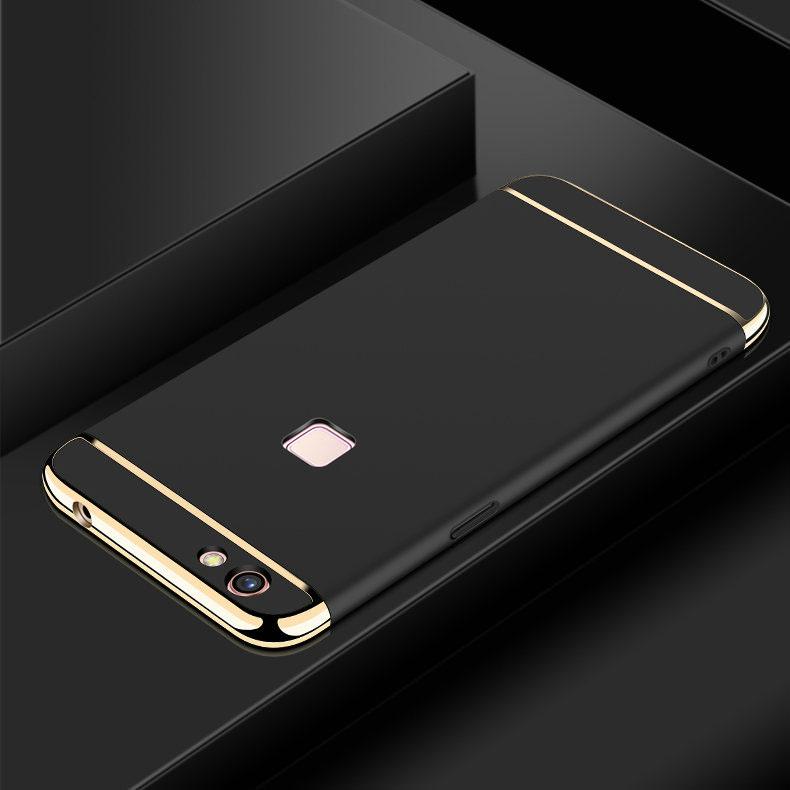 Detail Gambar VIVO V7 Plus Mewah Menyepuh Dgn Listrik Shockproof Kembali Casing Kover untuk VIVO V7Plus Case Keras Rumahan Telepon Terbaru