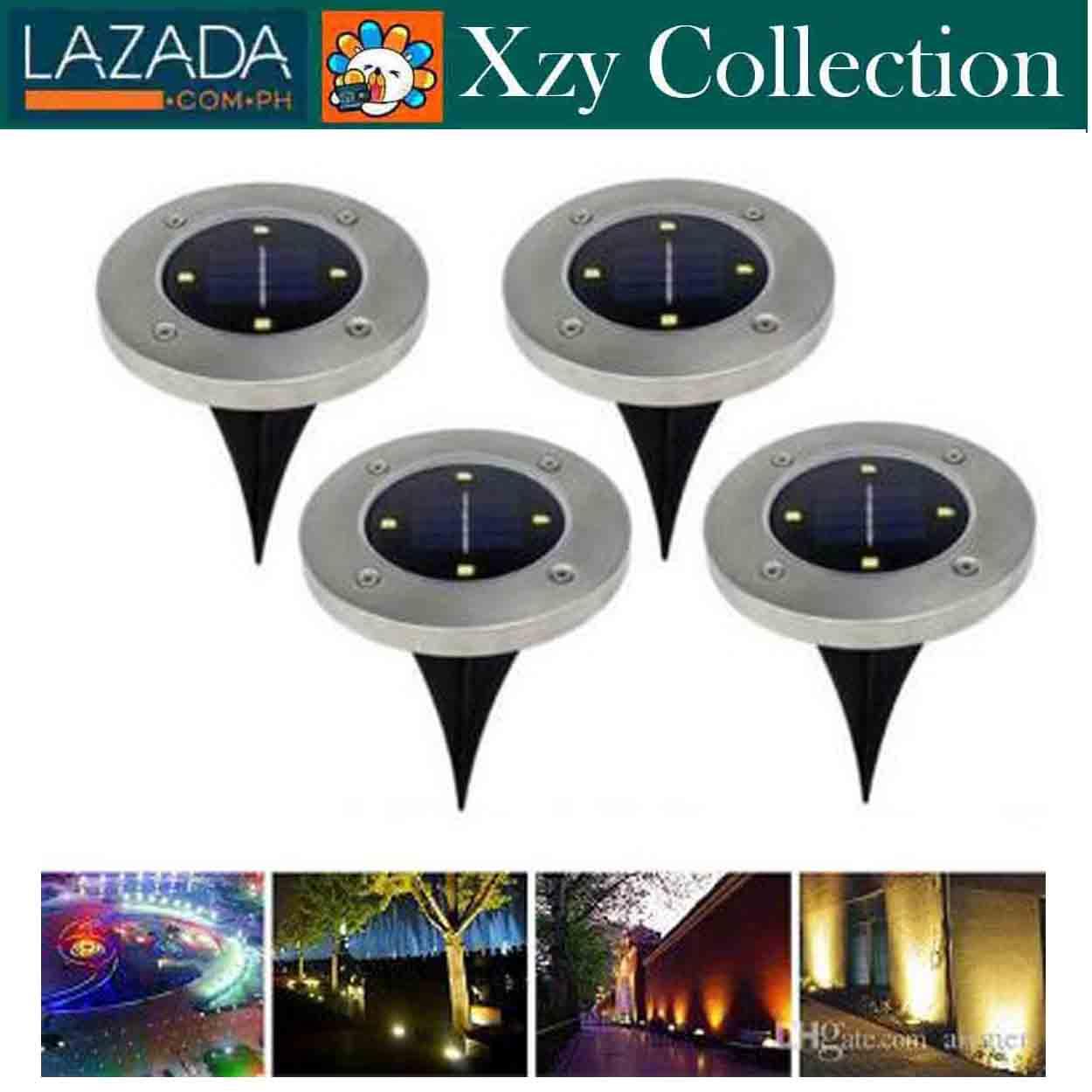 Outdoor Lighting For Lights S Brands Review Set Of 4 Solar Powered Ground Light Outdoor Lamp Water Resistant Led 40lm Path