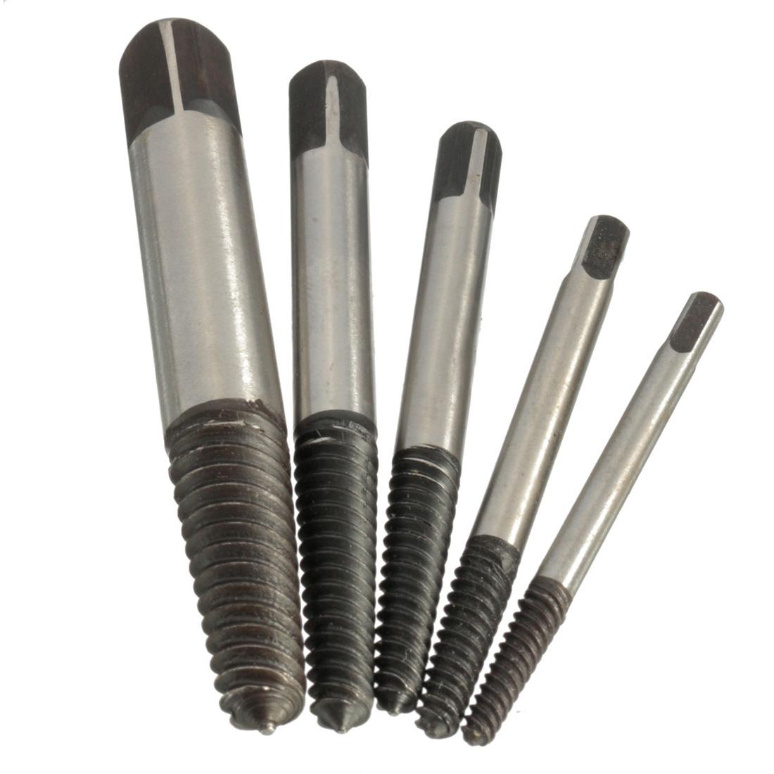 5pcs Screw Extractor Easy Out Drill Bits Guide Broken Damaged Bolt Remover - Intl August 2018 - 5 5pcs Screw Extractor Easy Out Drill Bits Guide Broken Damaged Bolt Remover - intl - 5