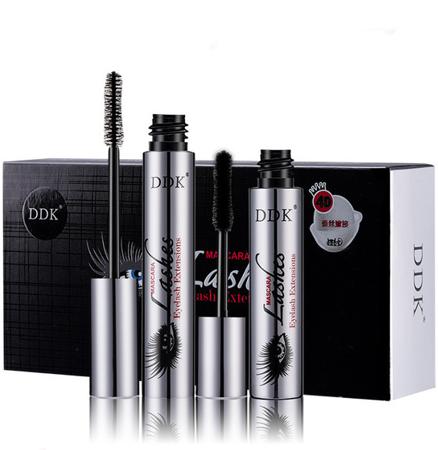 Mascara DDK Silk Long Thick Curl Waterproof Blooming Magic Silk fiber DDK Mascara Makeup 2pcs/set Eyelash Extension Lengthening Volume 4D Fiber Mascara delicate thick Cosmetics Philippines