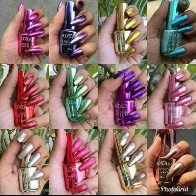 LM Mirror Nail Polish Make up, Nail art 20ml 24 pcs assrtd Colors Philippines