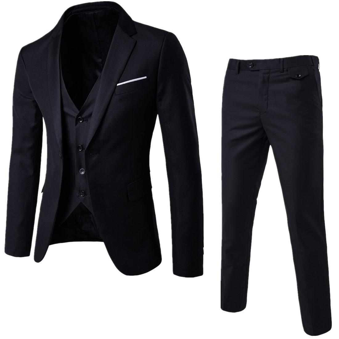 Men's Regular Fit Suits Online : Men's Two Button Tone-ON-Tone Charcoal ...