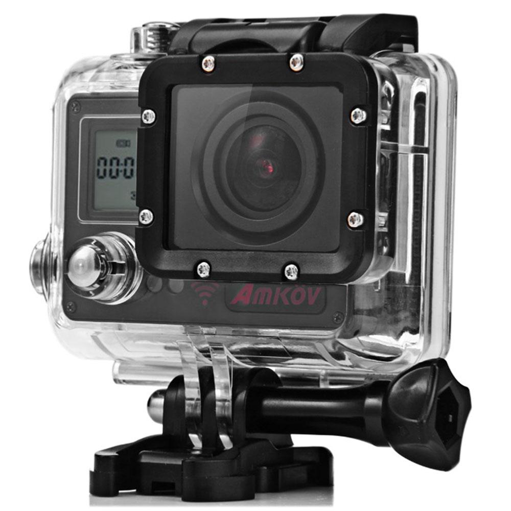 Amkov AMK7000S 4 K Ultra HD 2 TFT Inchi Wifi Kamera Aksi DV dengan Sunplus 6350 M SPCA6350 OV4689 Sensor Gambar 170 Derajat sudut Pandang Pengendali Jarak Jauh Watch