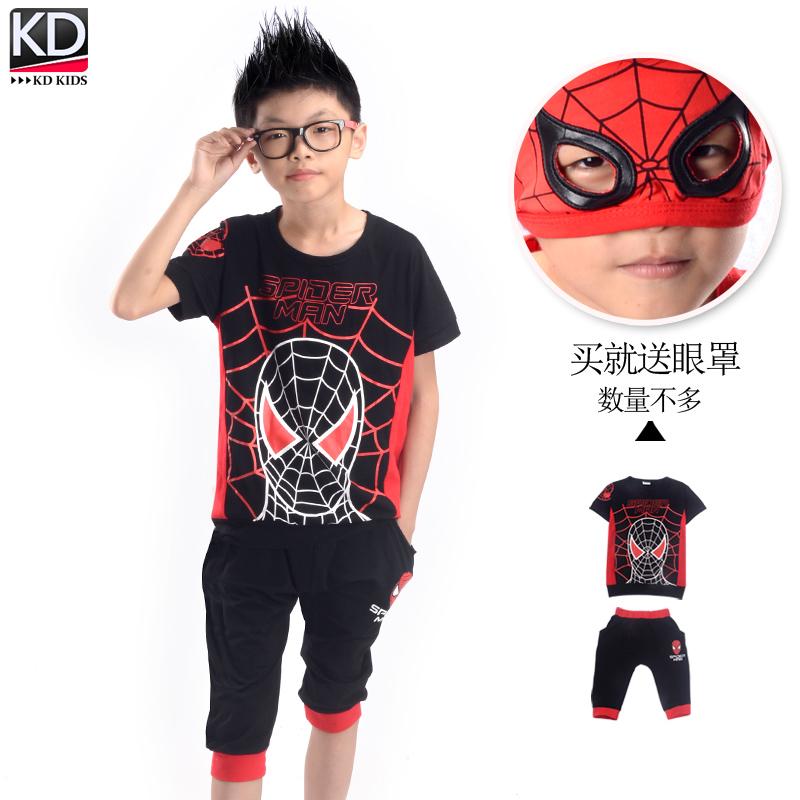 Altman Pakaian Musim Panas Model Baru Anak Laki-laki Anak-anak Spider-Man