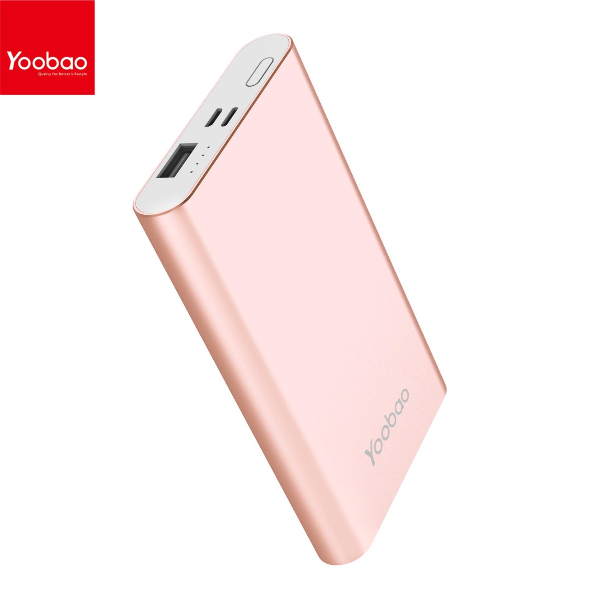 Yoobao Philippines Yoobao price list Yoobao Powerbank & Battery Yoobao PL10 mAh Polymer Power Bank Rose Gold