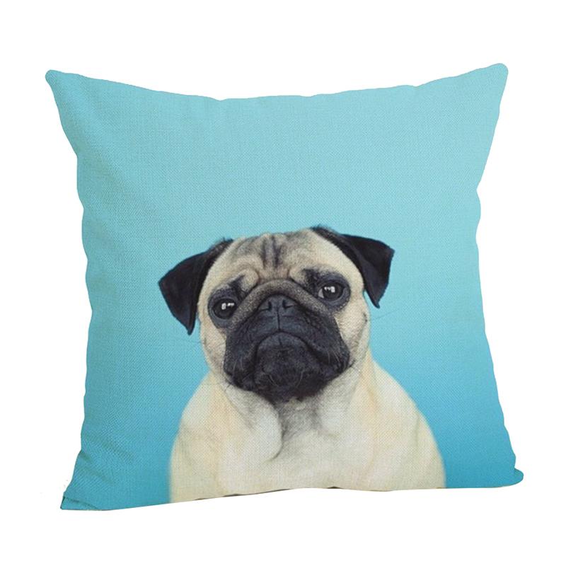 Cushion Covers Creative Pet dog Printing of Throw Pillow Case Sofa Cushion Cover Home Decor Pillowcase,45*45CM Series eighteen