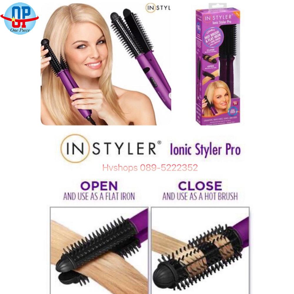Hair Stylers Brands Styling Products On S Set 4 In 1 Lonic Styler Pro Ionic Hot Brush And Ceramic Flat Iron Purple
