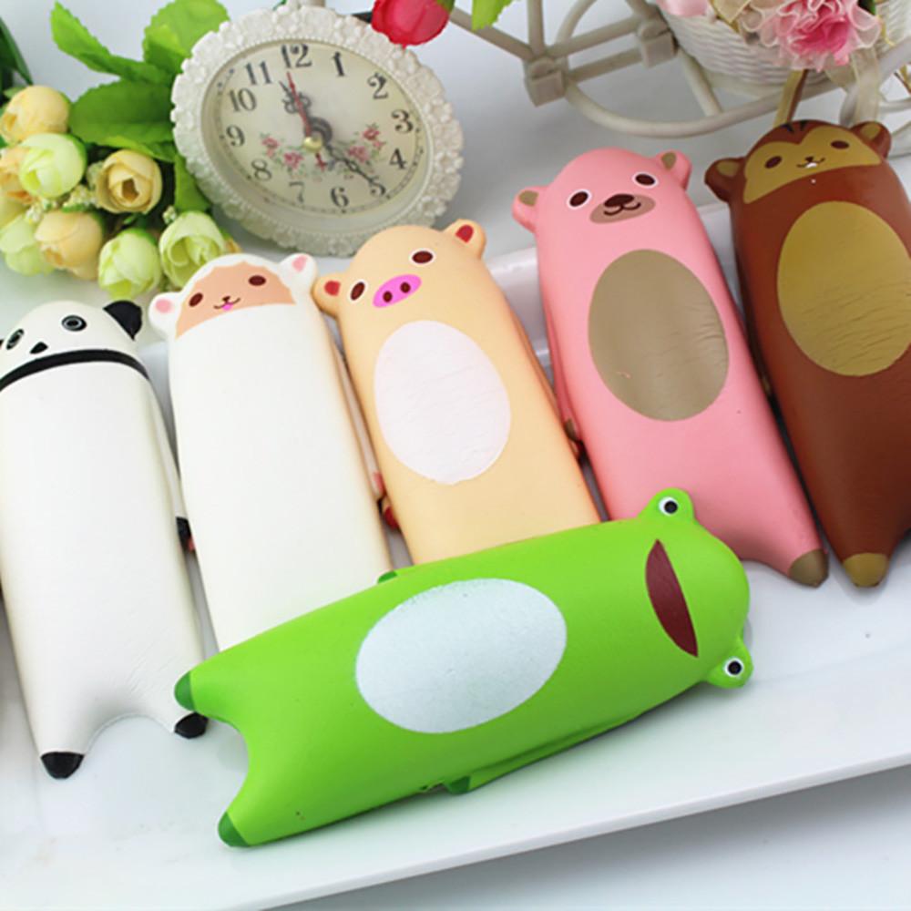Squishy Hewan Lucu Tali Ponsel Roti Lambat Rising Bun Pesona Hadiah Toyss