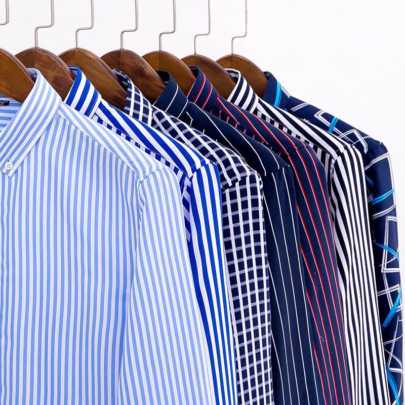 2018 Musim Semi Dan Musim Gugur Model Baru Pria Casual Kemeja Lengan Panjang Bisnis Bersablon Pemuda Dan Berusia Setengah Baya Membentuk Tubuh Motif Garis Kemeja Tampan Pasang Januari 2019 - 3 2018 musim semi dan musim gugur model baru Pria casual kemeja lengan panjang bisnis bersablon pemuda dan berusia setengah baya membentuk tubuh motif garis Kemeja Tampan pasang - 3