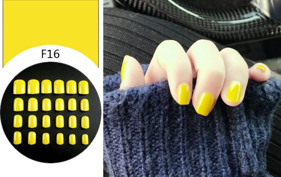 Yellow Faux Nails (Artificial Nails) Philippines