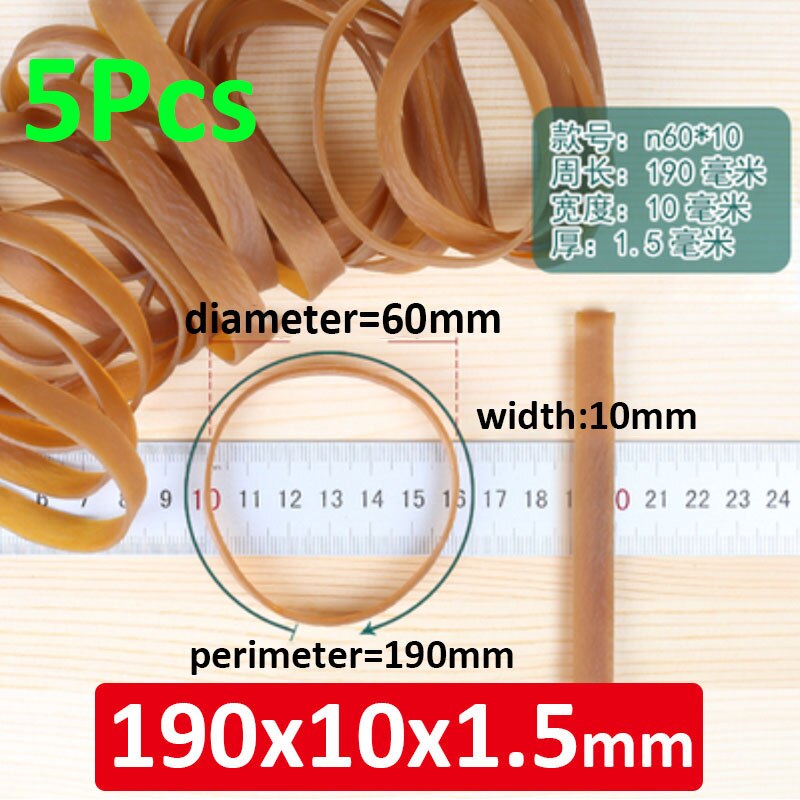 Colorful Rubber Bands School Office Home Industrial Ring Elastic