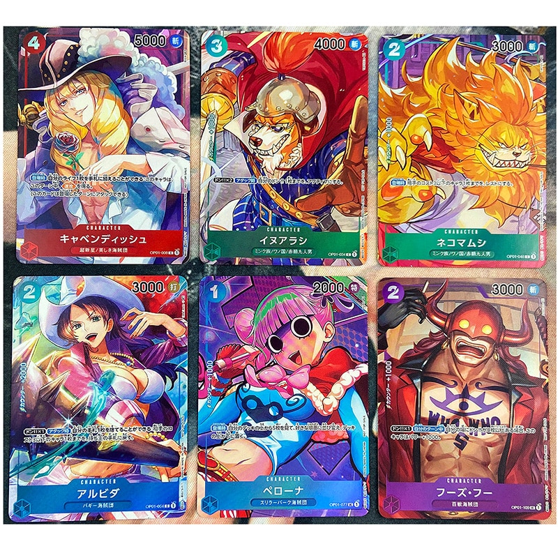 55Pcs/Box ONE PIECE Gold foil card Anime Luffy Zoro Shanks Trading
