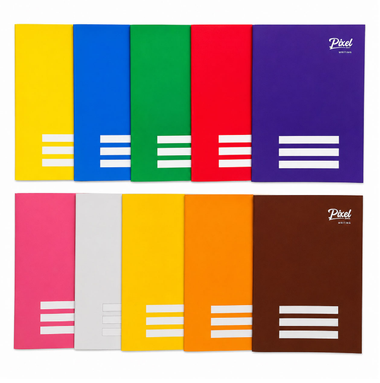 Writing Neon Notebook Keep your notes neat and organized with the Pixel Neon Notes Writing ...