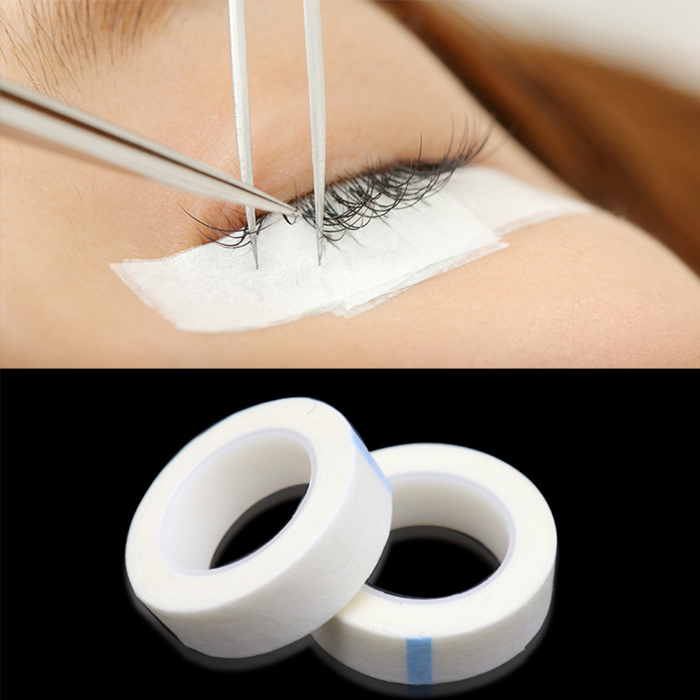 LECHANG Beauty Professional Eyes Makeup ที่เก็บเครื่องมือ Patch กระดาษโฟมเทปส่วนต่อขนตาเป็นขุยไม่ทอผ้า Extended Patch