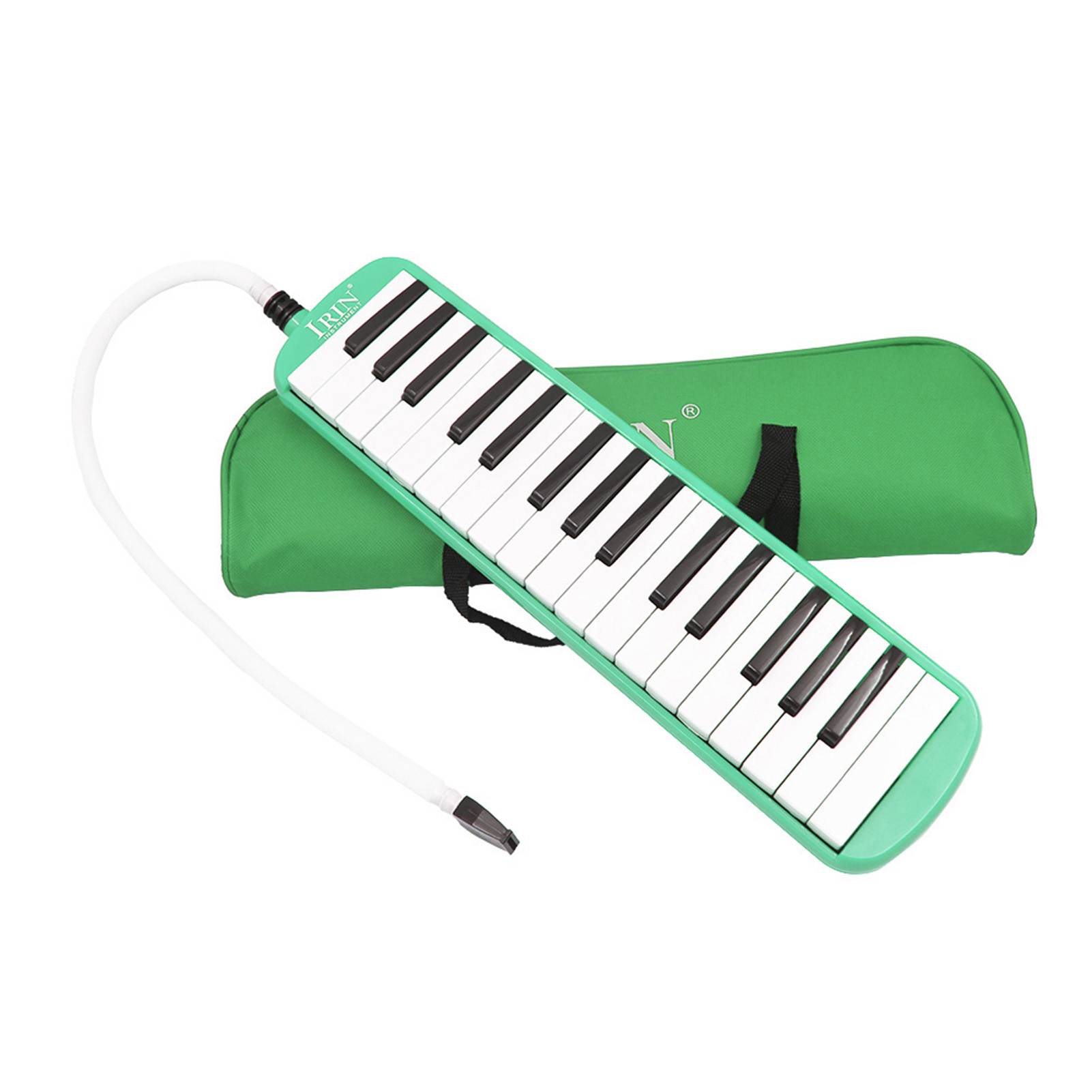 32 Phím Đàn Piano Melodica Nhạc Cụ Giáo Dục, Quà Tặng Cho Trẻ Em Mới Bắt Đầu Có Túi Đựng, Màu Xanh Lá Cây