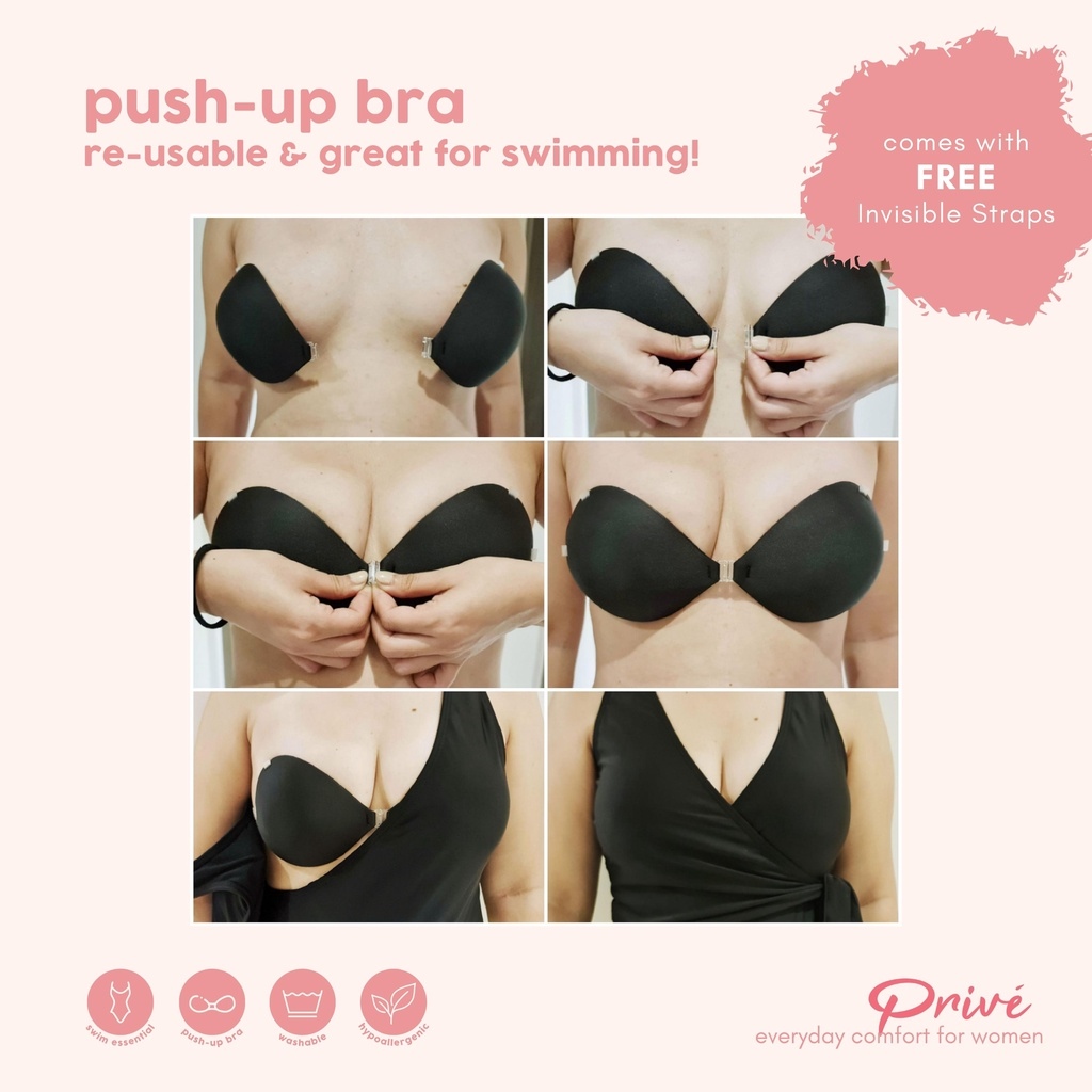3D Enhancer thick adhesive silicone invisible bra push up with