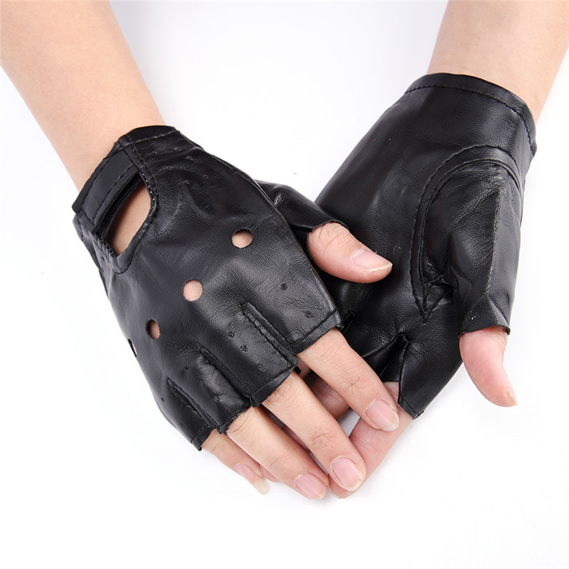 ladies fingerless driving gloves