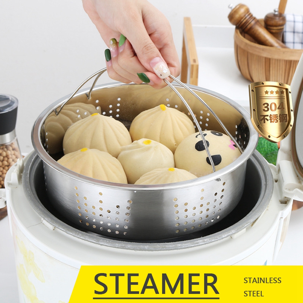Rổ dimsum có lỗ a1nt s/m/l, dụng cụ nhà bếp, nồi hấp inox lồng nồi cakeware