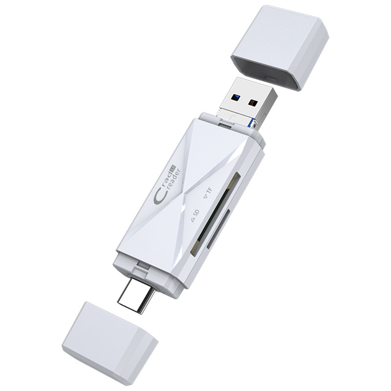 SD Card Reader USB 2.0 Micro-USB Type C Card Reader SD Memory Card Reader for Micro-SD TF USB Type-C Cardreader