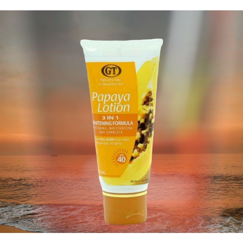 GT Carrot Lotion 60SPF 100ml/ GT Papaya lotion 3 in 1 Whitening