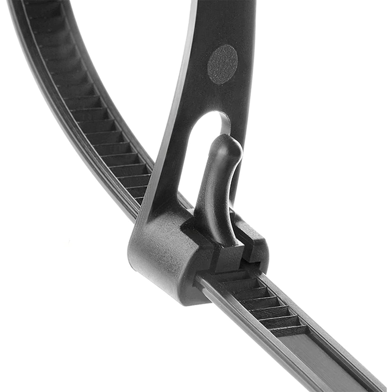Releasable Zip Ties 12Inch Heavy Duty Zip Tie Thick Black Cable Ties 100Lb Tensile Strength Nylon Cable Wire Ties 100Pcs