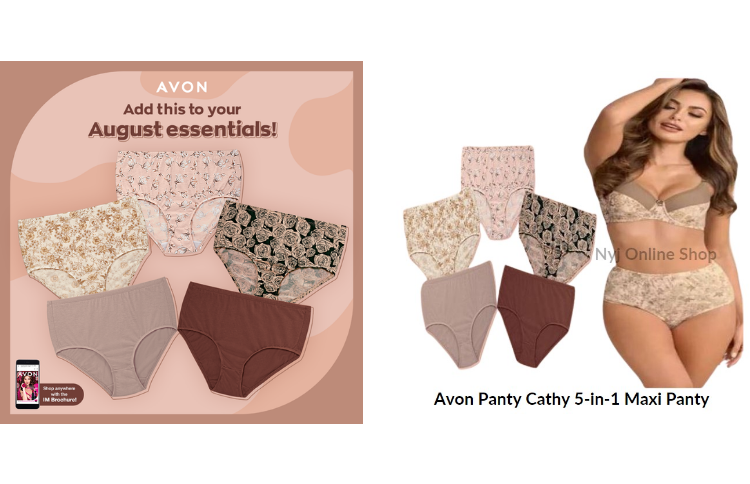Avon Official store: Original Elaine 5-in-1 Maxi pure cotton panty, Plus  size ladies underwear Seamless Breathable Lingerie, Soft Stretchable in  solid colors Get Comfortable & Sexy! Shop Now