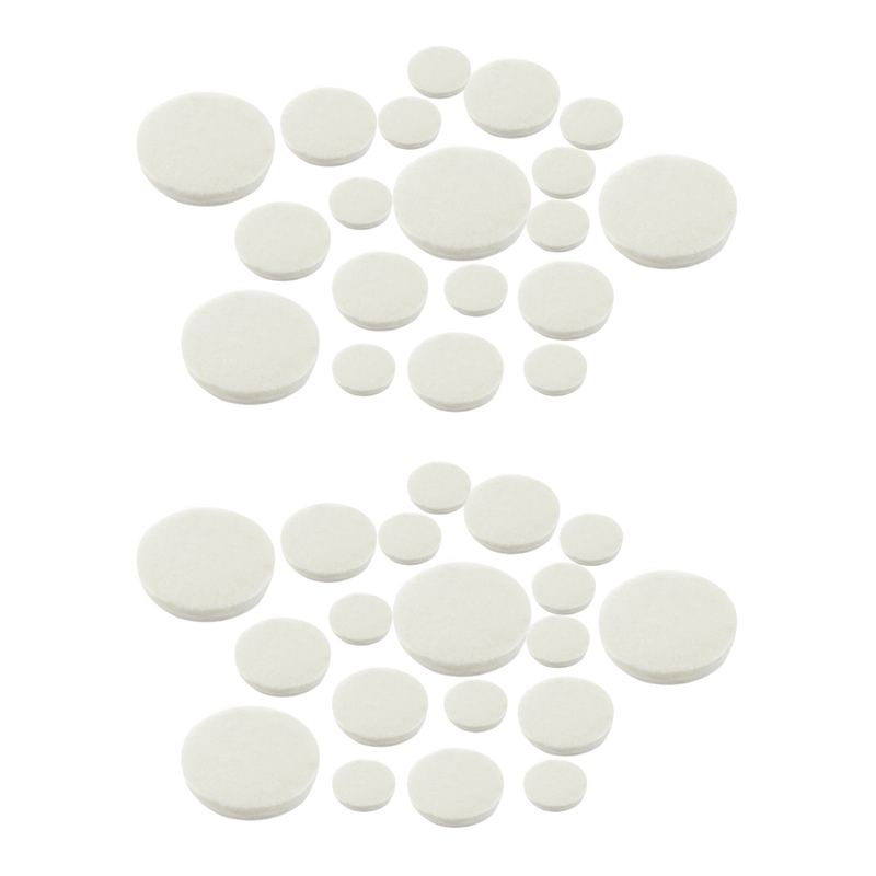 34Pcs Clarinet Leather Pads Replacement for Exquisite Wind Instrument