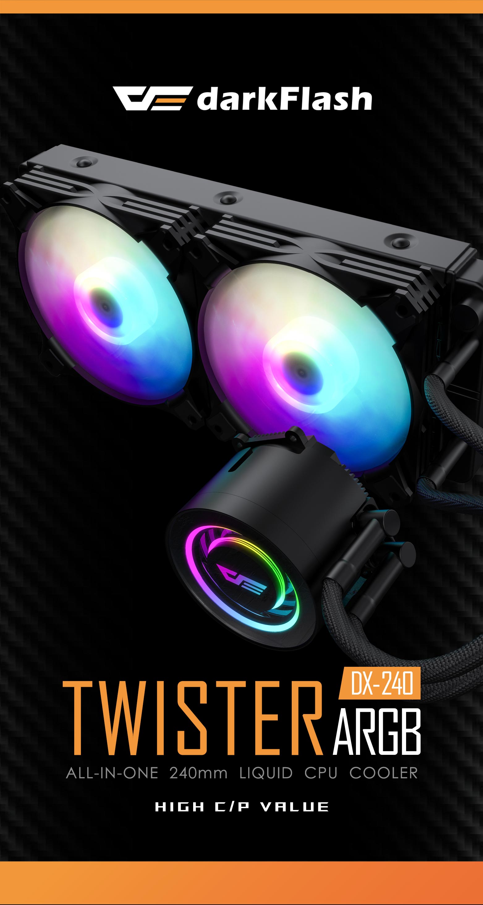 240mm LIQUID CPU Cooler 